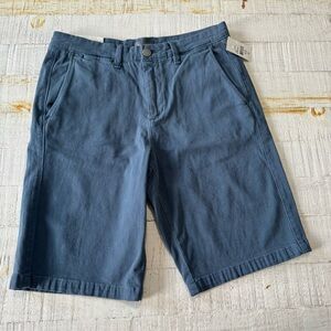 DL1961 Travis Chino Shorts NWT‎ size 30 Light Stone Blue Cotton Twill 11” Inseam